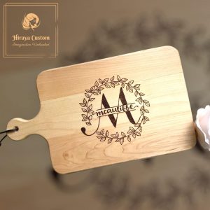 Custom Laser Engraved Wood Piece