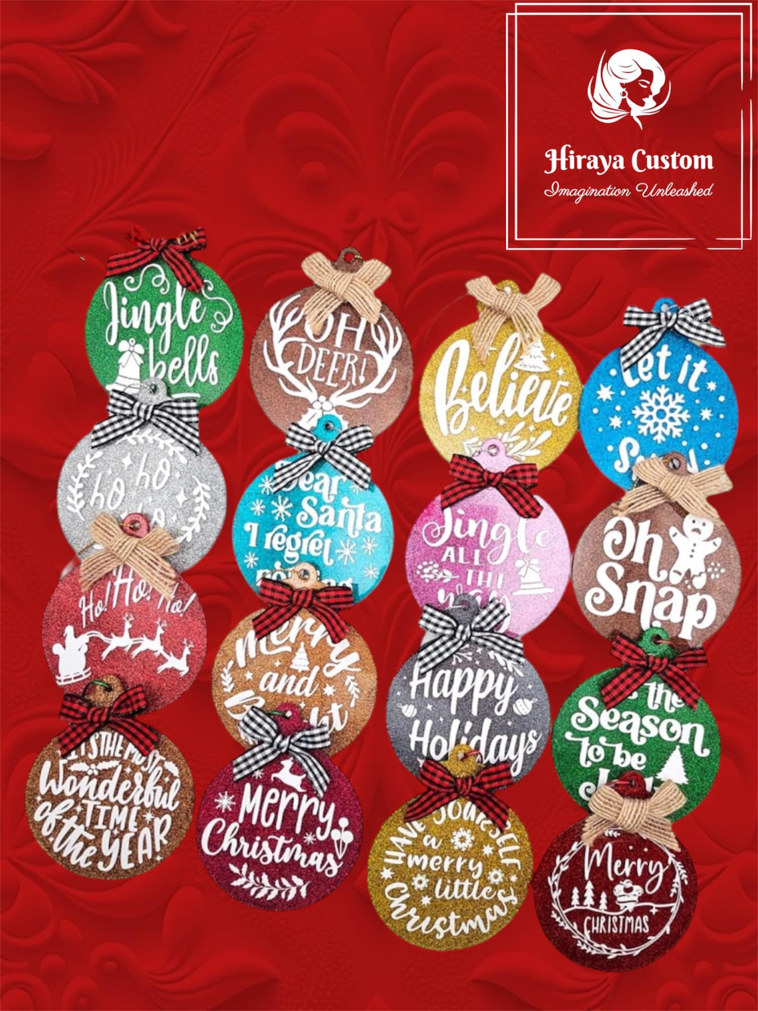 Custom Flat Acrylic Ornament - Image 8