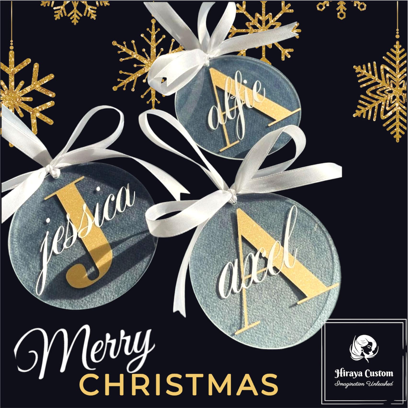 Custom Flat Acrylic Ornament - Image 11