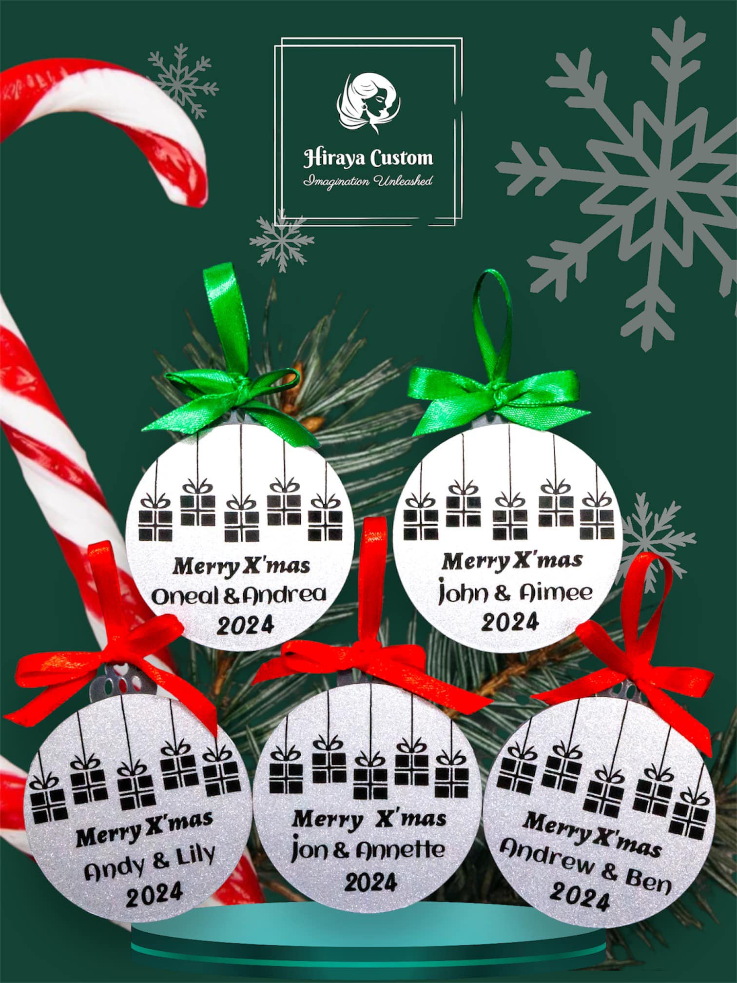 Custom Flat Acrylic Ornament - Image 9