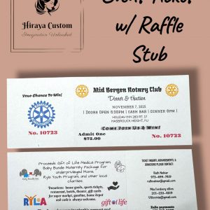 Custom Event Tickets