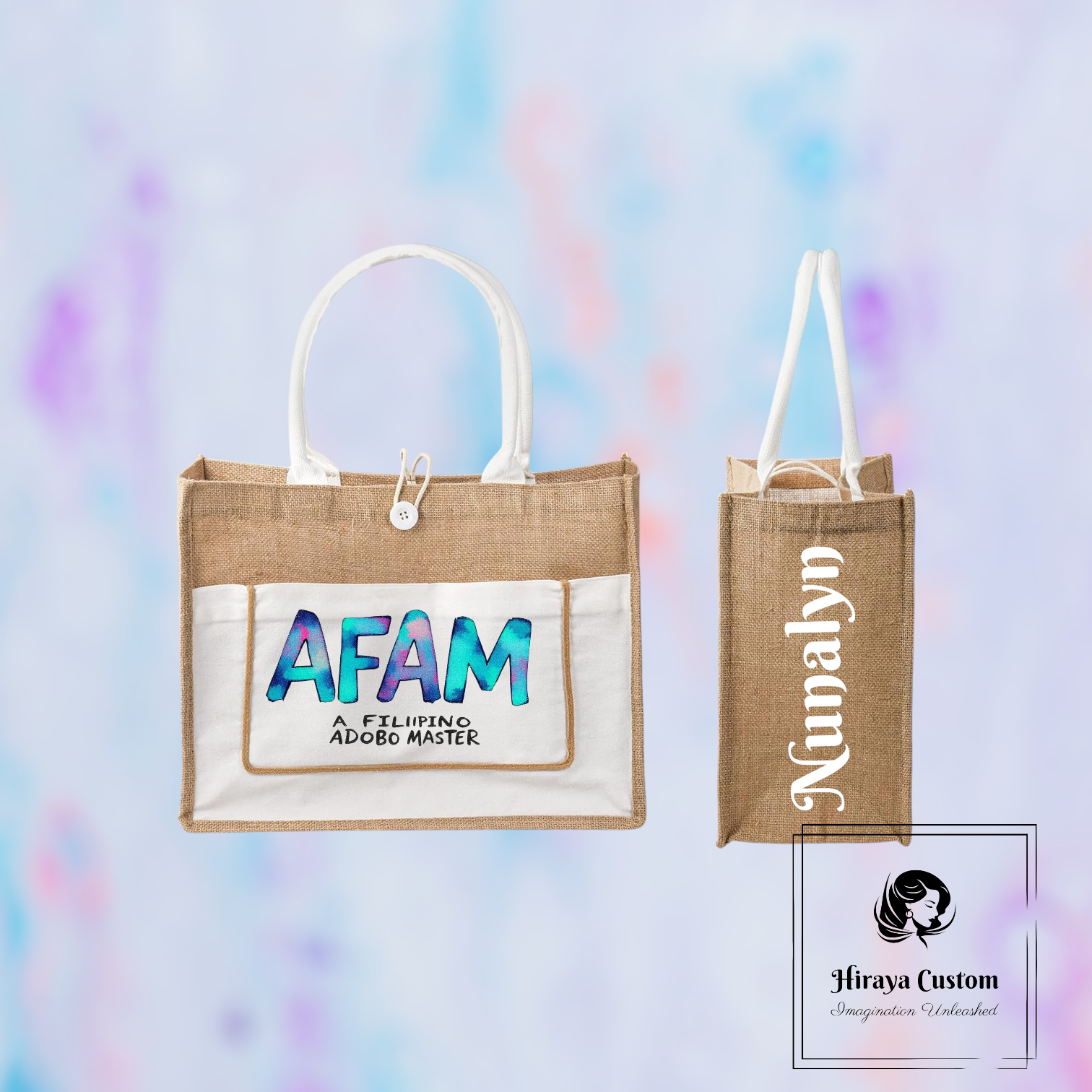 Custom Jute Bag - Image 3